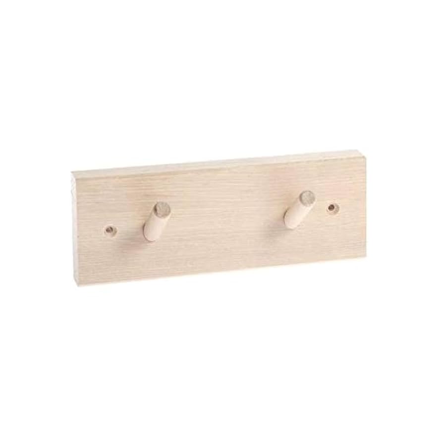 Amazon.com: Iris Hantverk Wooden Coat Hook with Two Hooks